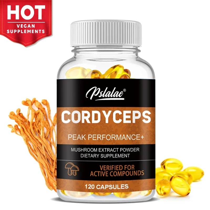 Cordyceps Capsules - Stamina and Energy Support, Helps Immune & Cardiovascular Health