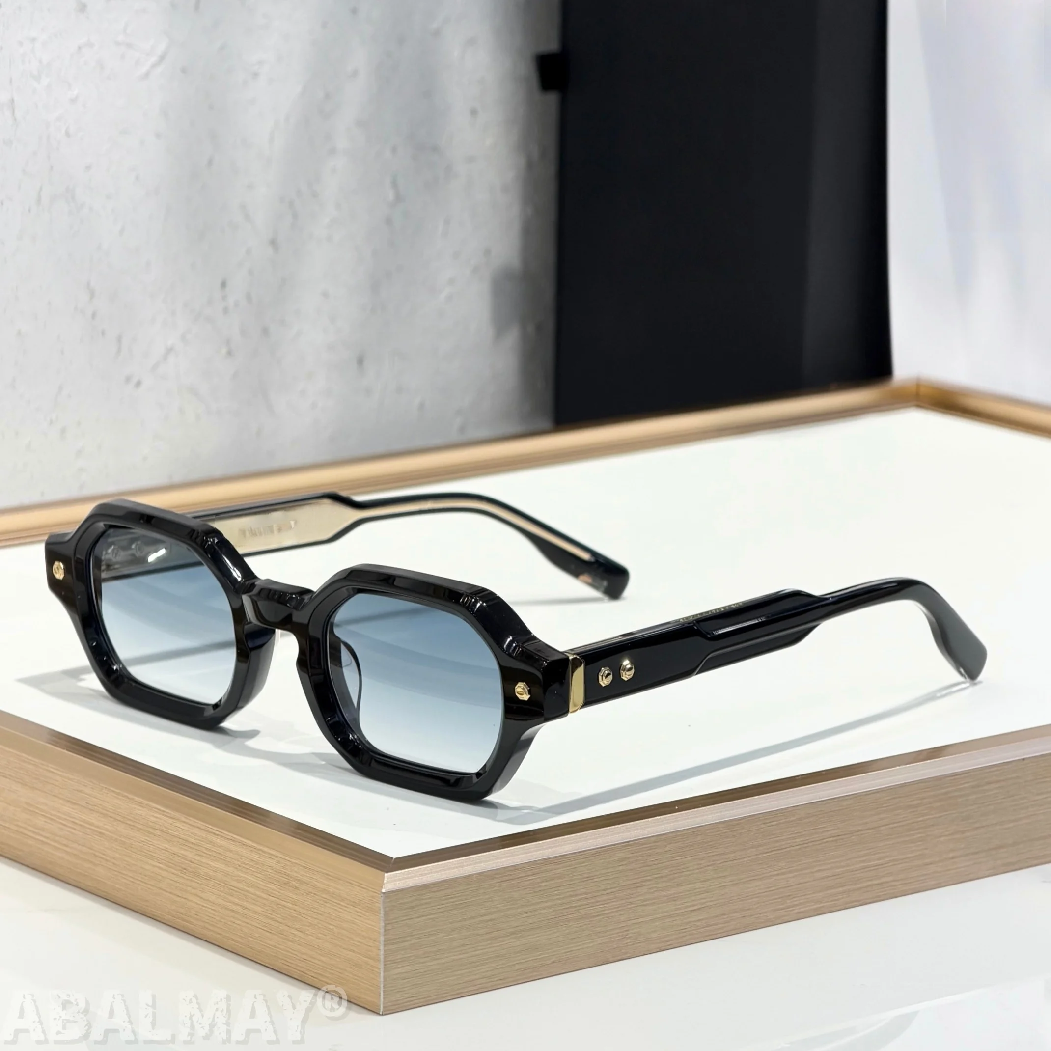 JD Project 05 47MM Top Quality Mens Sunglasses for Women Classic Punk Luxury Acetate Titanium UV400 Designer Sunglasses With Box