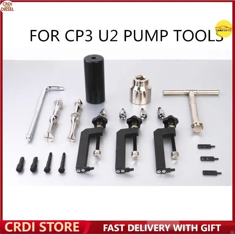 

Common Rail High-pressure Pump Disassembly Tool Set CP3 Lamar for Bosch CP3 for Denso U2 Pump