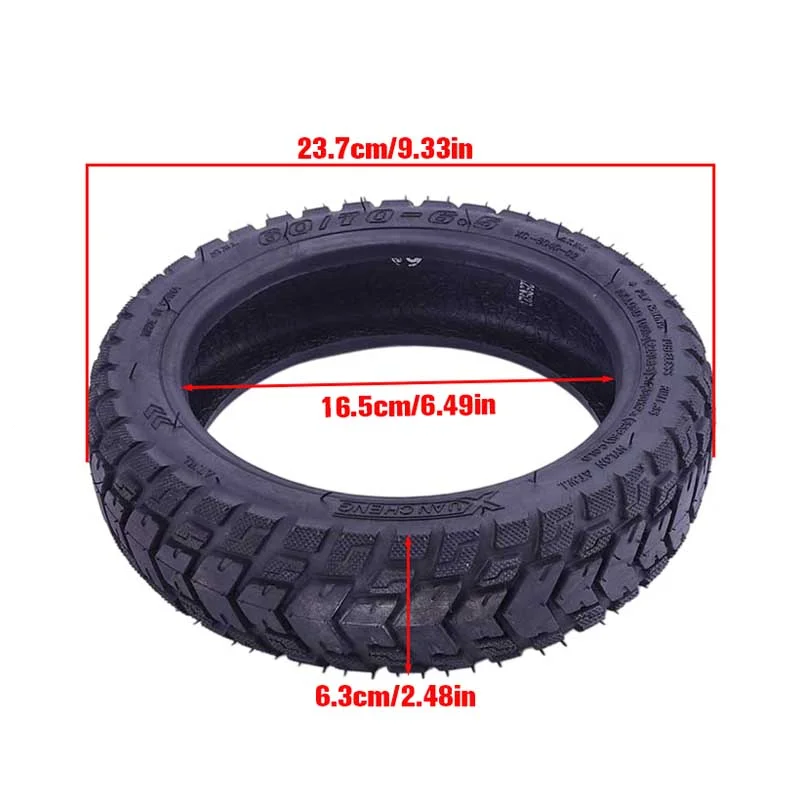 Off Road Vacuum Tire 60/70-6.5 Square Tread Electric Scooter Replacement Parts