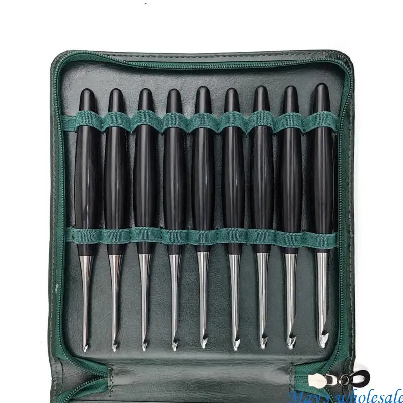 

1 Set Crochet Hook Set Handle Crochet Needle 3.5mm to 8.0mm Knitting Needle Knitting Tool Crochet Accessories 448A