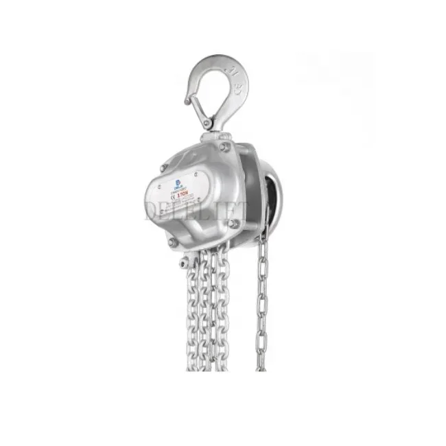 

New China pulley block for lifting DF-S-1TB China manufacturer stainless steel chain hoists