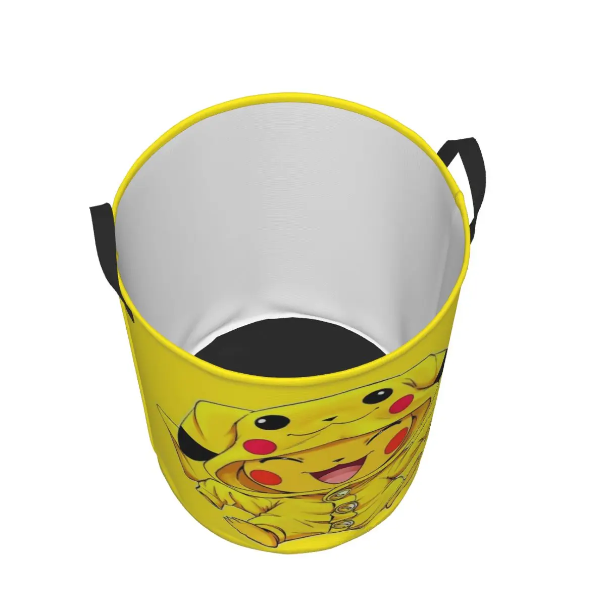 Custom P-Pikachus Flashing Laundry Basket Collapsible Large Clothing Storage Bin Baby Hamper - Image 3