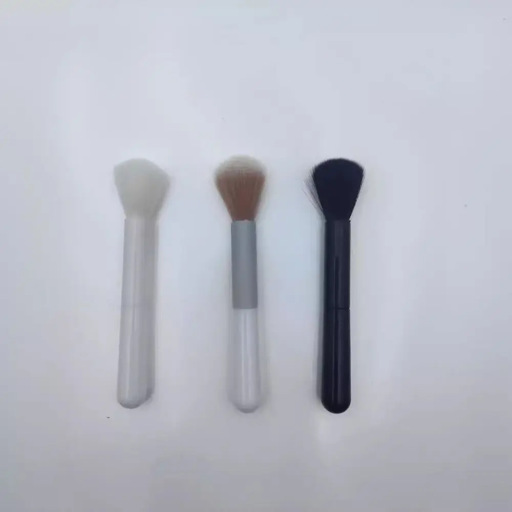 Multi-função única cabeça pincel de maquiagem blush escova cosmética pó solto escova única cabeça profissional rosto maquiagem escova