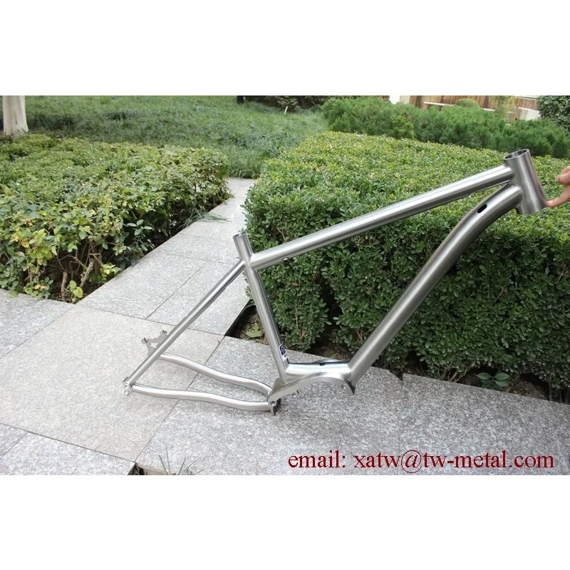 Cuadro de bicicleta de montaña de titanio Bafang M620, cuadro de bicicleta con motor G510, cuadro de bicicleta duradero de Bafang