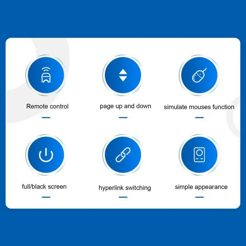 Presentatie Clicker Draadloze aanwijzer Clicker voor presentatie Afstandsbediening Presenter Pointer PPT Slide Advancer Pen voor