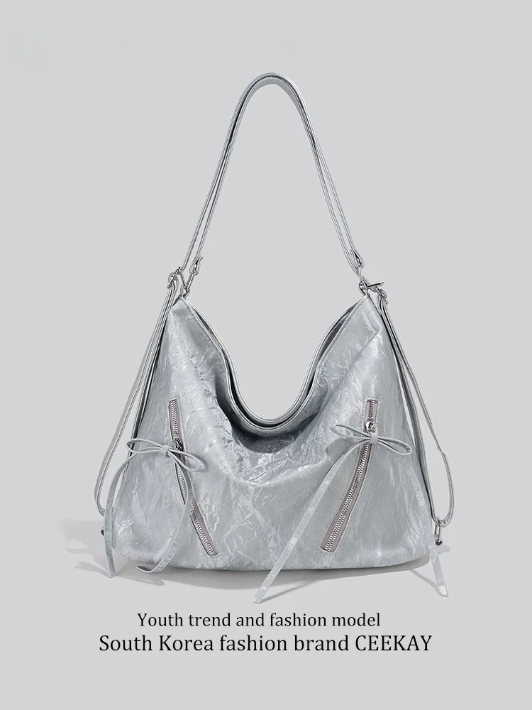 

Ceekay Original Crossbody Double Shoulder Bag Elegant Single Shoulder Women's New Large Capacity Commuting Tote Bag