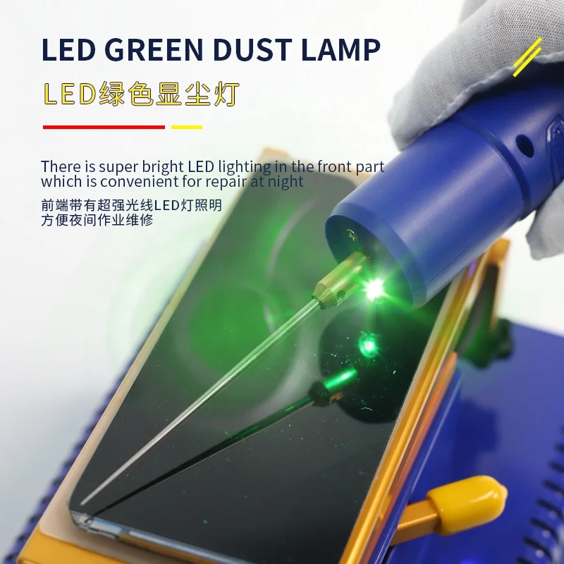 Mechanic IR14 Electric OCA Glue Remover Tool With Green Dust Display Lamp Led Display For Phone Screen OCA Polarized Clean