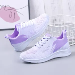 Spring new women flying weave mesh casual sport light soft sole running shoes 11 Main Women's Tennis Sales for Academy - №9