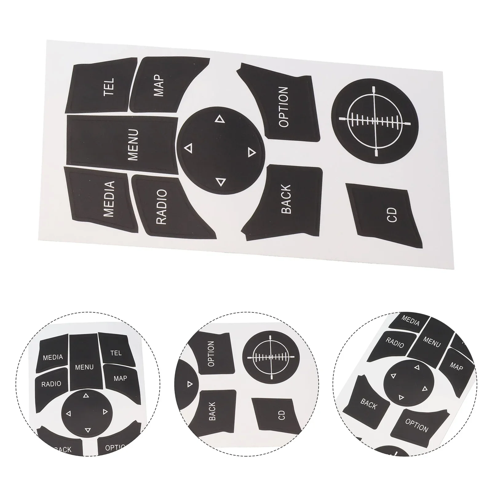 For BMW-Compatible Button Repair Decal Sticker For For F30 F31 F34 E90 E92 E93 2009-2015 And X1 2010-2014 X6 2010-2013