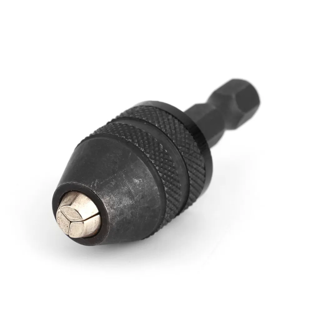 

3-Jaw Keyless Drill Chuck Carbon Material Locking Function Ratchet Teeth Design for Drill and Driver Bits Holder Stable