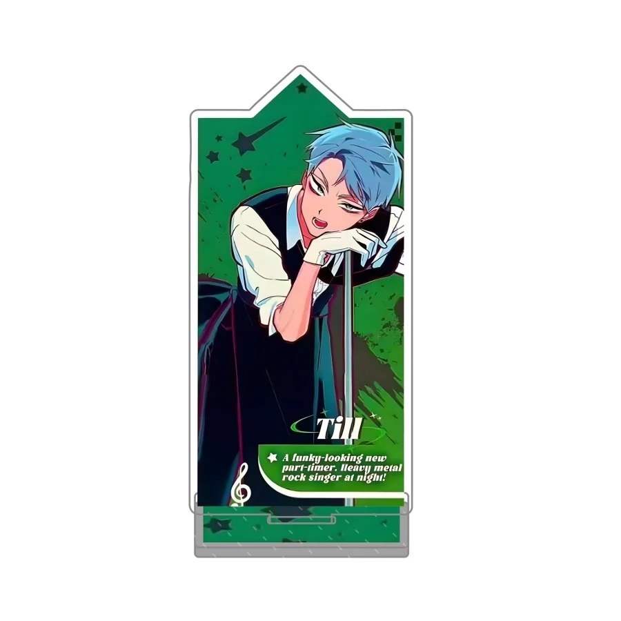 الغريبة المرحلة إيفان و تيل هدية دمى أشكال الاكريليك حامل أنيمي نموذج عمل الشكل حلية اكسسوارات نماذج سطح المكتب الحلي