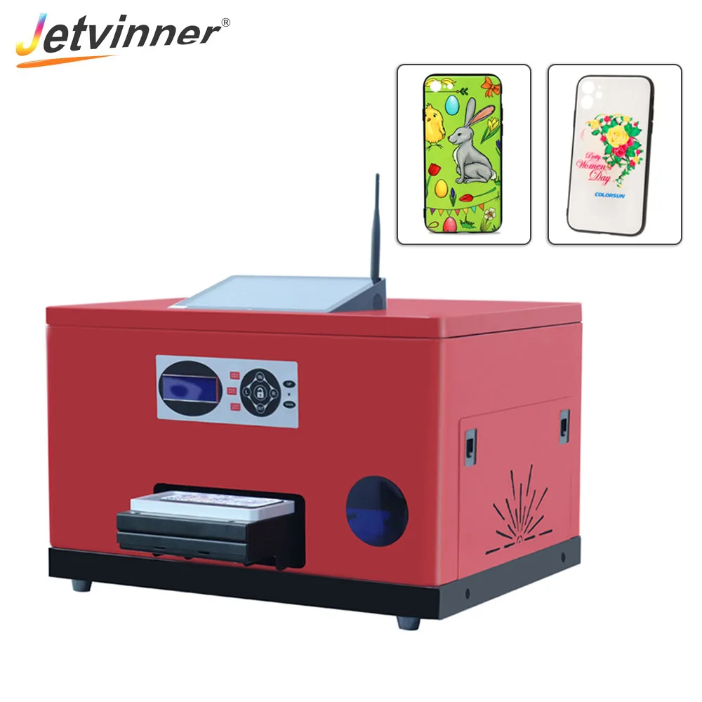 

Jetvinner Mobile App Phone Case Printer UV Flatbed Printers Online Custom Cover Printing Machine Small UV Printer For Phone Case