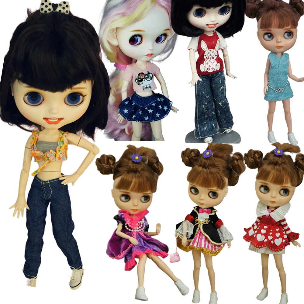 

NK Mix Doll Dress For Blythe Dolls Clothes For High Doll Clothes For After High Dolls Accessories Clothing JJ