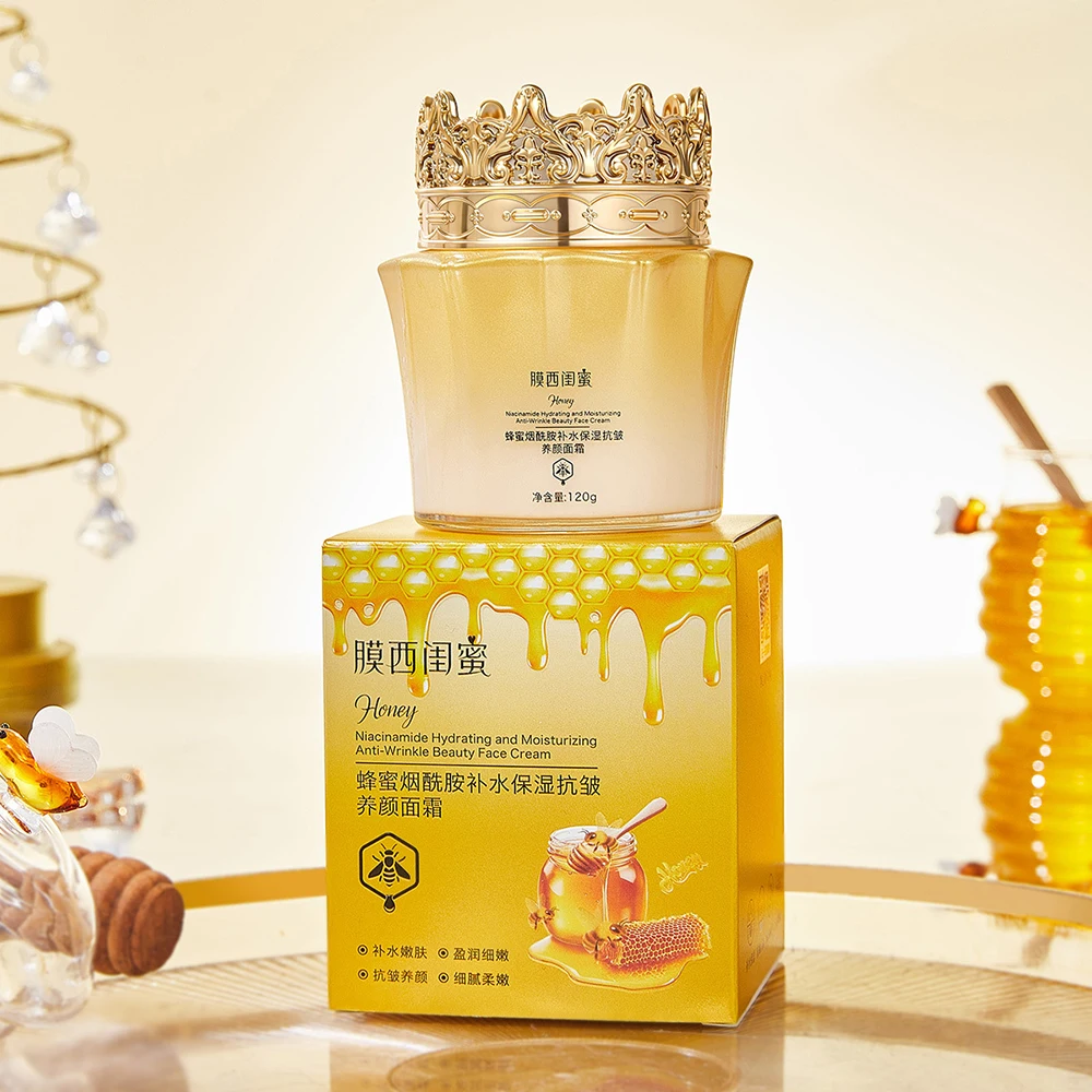 Honey Nicotinamide Nourishing Face Cream Moisturizing Rejuvenating Enhance Facial Skin Elasticity Cream Korea Skincare Products