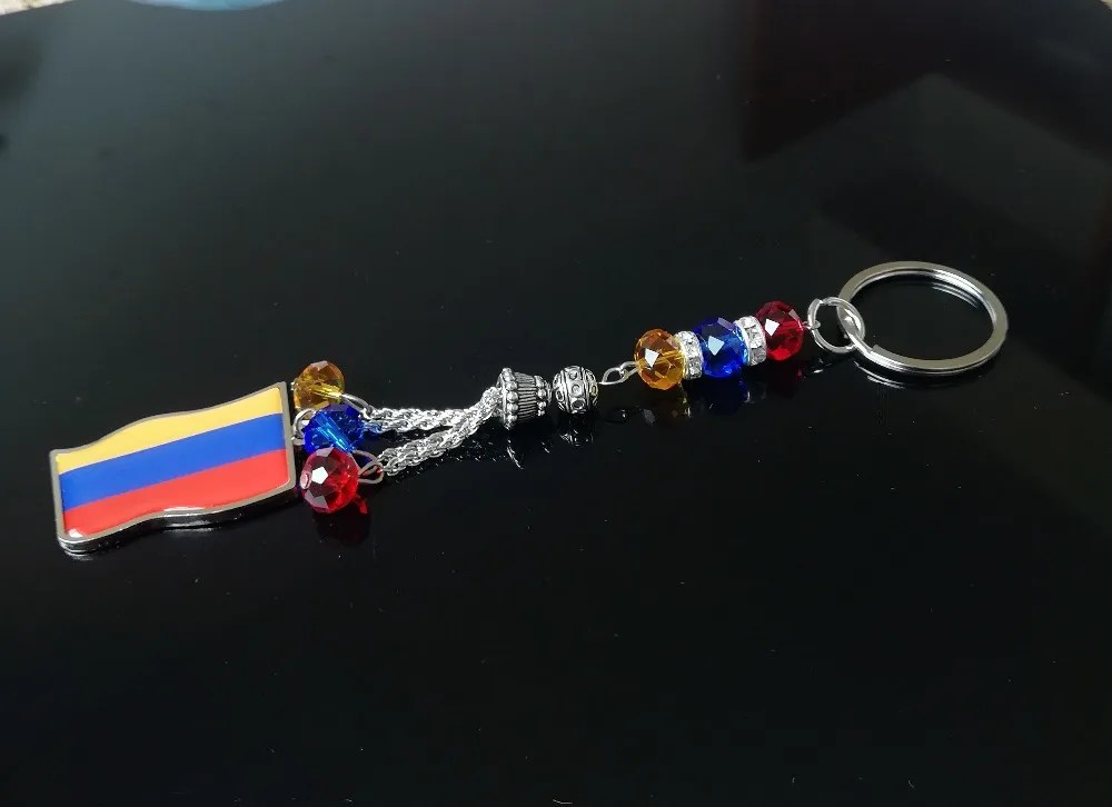 2PC/Lot Armenia flag Armenie necklaces jewellery bracelet banner Armenians keychain lady bag car keyring Armenien jewelry gift