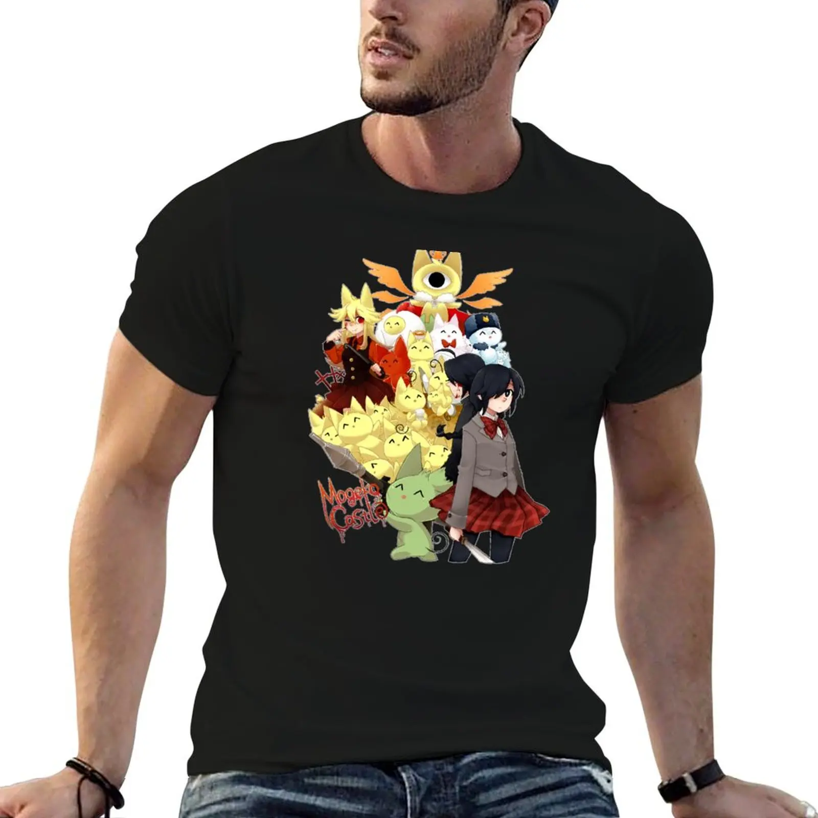 

Welcome to the Mogeko Castle! T-Shirt man t shirts for men t shirt for man 100 percent cotton T-Shirt