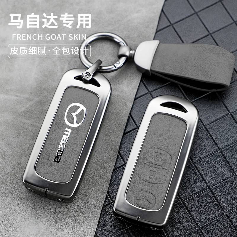 Car Key Case Cover Key Bag Shell Holder Protector For Mazda 2 3 5 6 BL BM GJ Atenza Axela Demio CX-3 CX3 CX-5 CX5 CX7 CX-7 CX-9