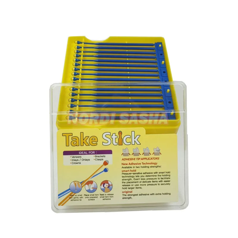 64Pcs/Box Take stick Dental Bonding Rods For Bean Restorations/Porcelain veneers/Thermoplastic InlaysPiles Core Crowns