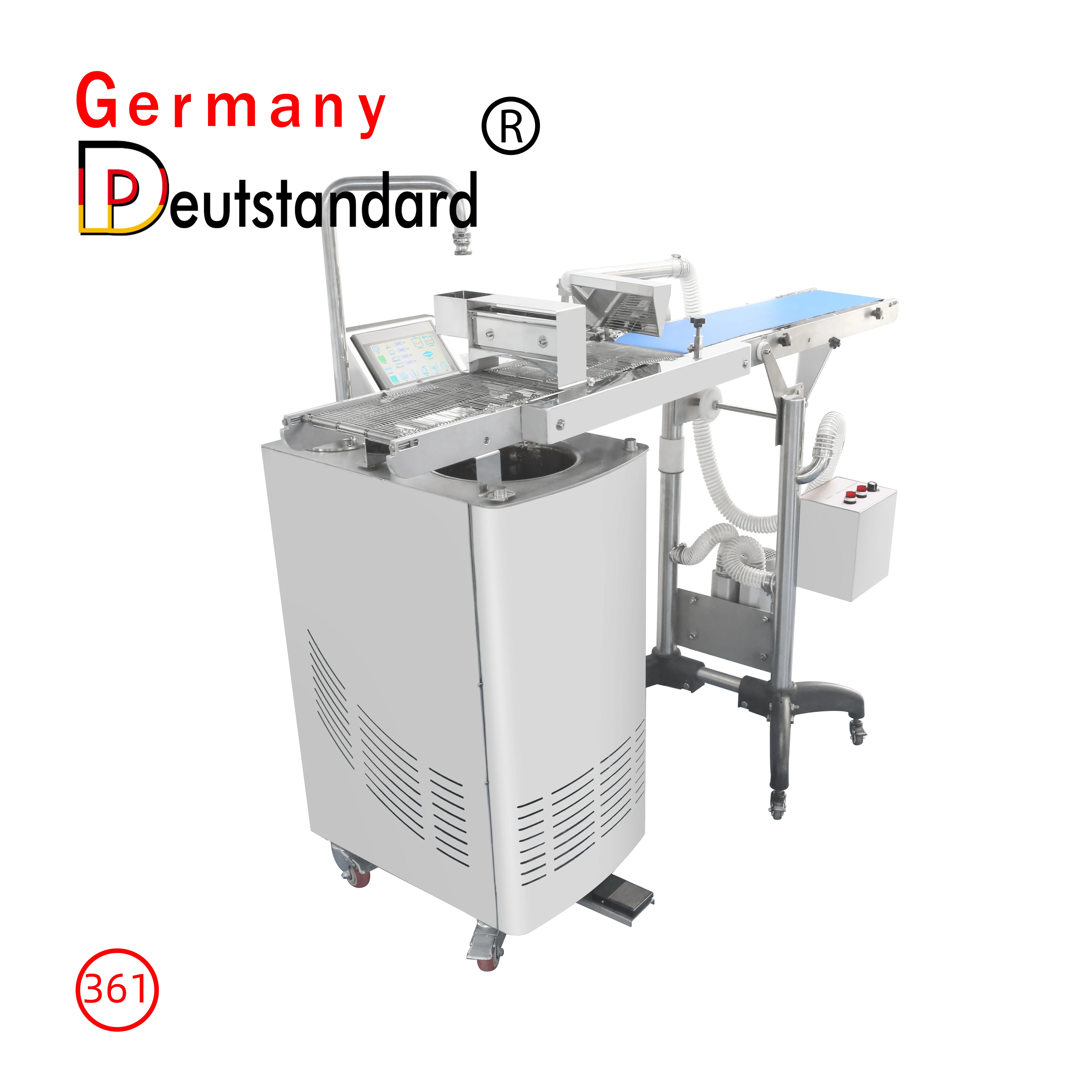 ماكينة طلاء الشوكولاتة الأوتوماتيكية NP-361 |   مطلي بالشوكولاتة من الفولاذ المقاوم للصدأ سعة 7 لتر
