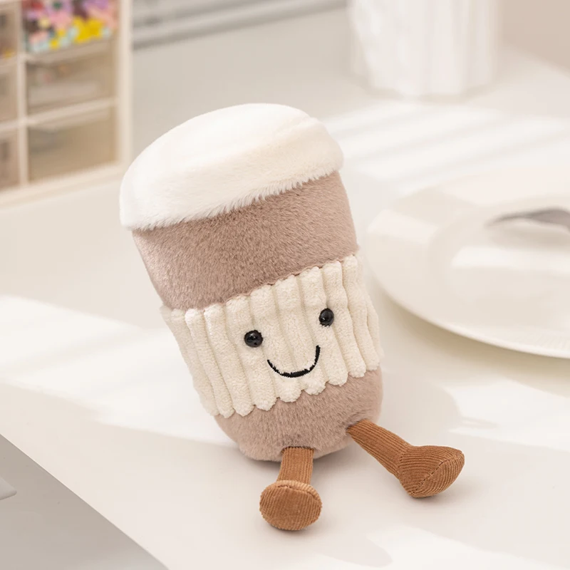 Cartoon Spaß Heißer Verkauf Cookie Plüsch Puppe Pentant Kuchen Baguette Zimt Teekanne Kaffee Tasse Plüsch Spielzeug Wohnkultur Geschenk Für Kinder