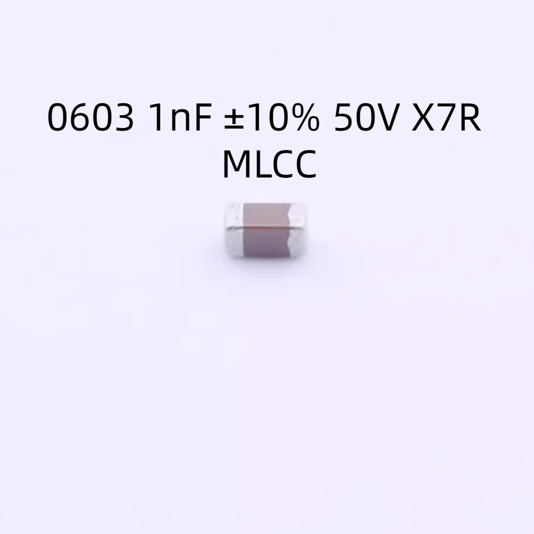 

4000PCS/LOT CGA3E2X7R1H102KT0Y0N Capacitor 0603 1nF ±10% 50V X7R MLCC
