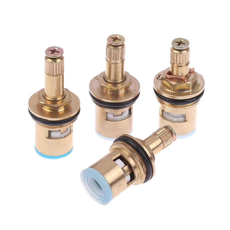 1PC Bathroom Kitchen DIY Accessories Universal 1/2" Replacement Tap Valves Copper Ceramic Cartridge Inner Faucet Valve