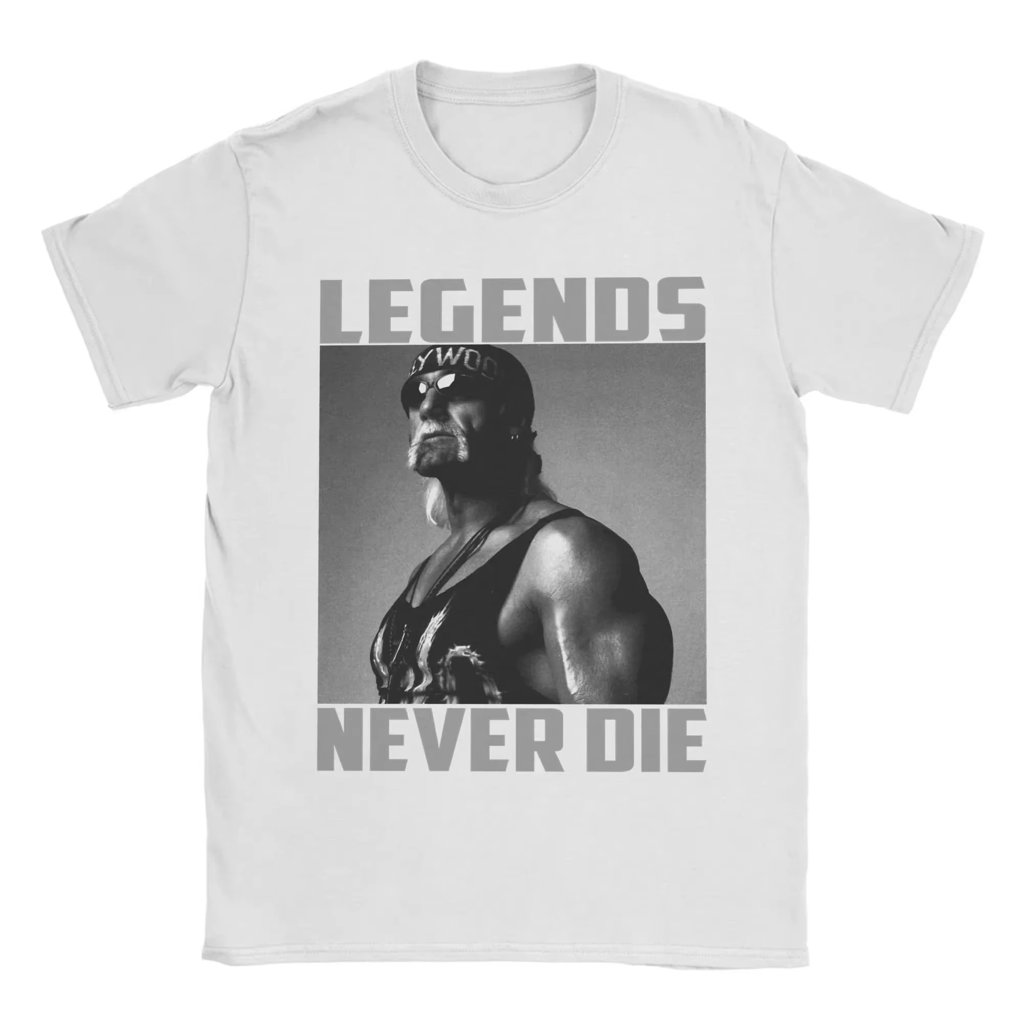 Interesting Graphic Print Remember Wrestling Legend T-shirt Y2K Neutral Cotton T-shirt Short-sleeved Clothing