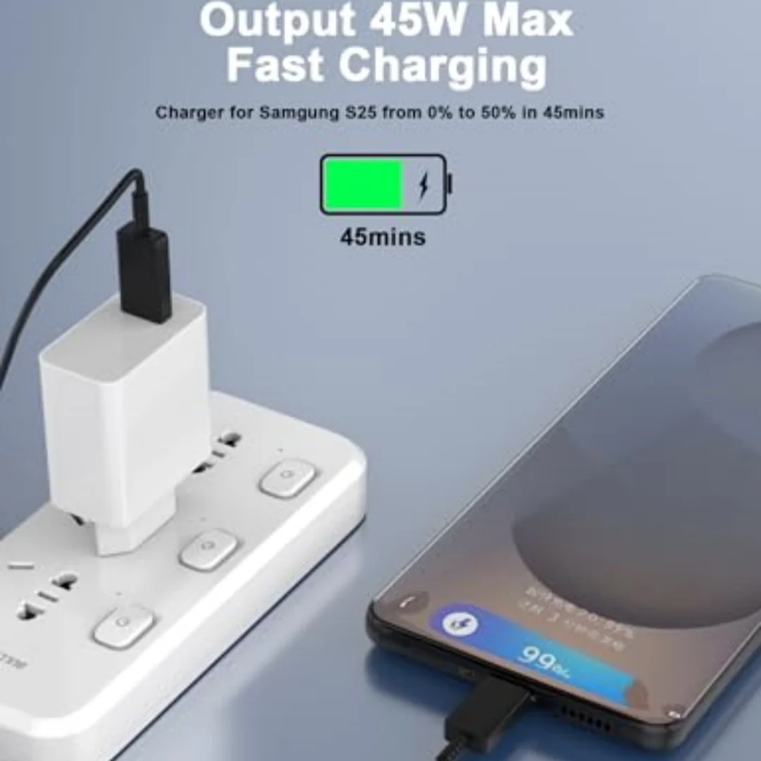 For Samsung 3-Pack 6FT 5A PD Fast Charging Cord USB C to C Data Sync Cable For Galaxy S26 S25 S24 Ultra ZFold 8 7 Flip8 and More