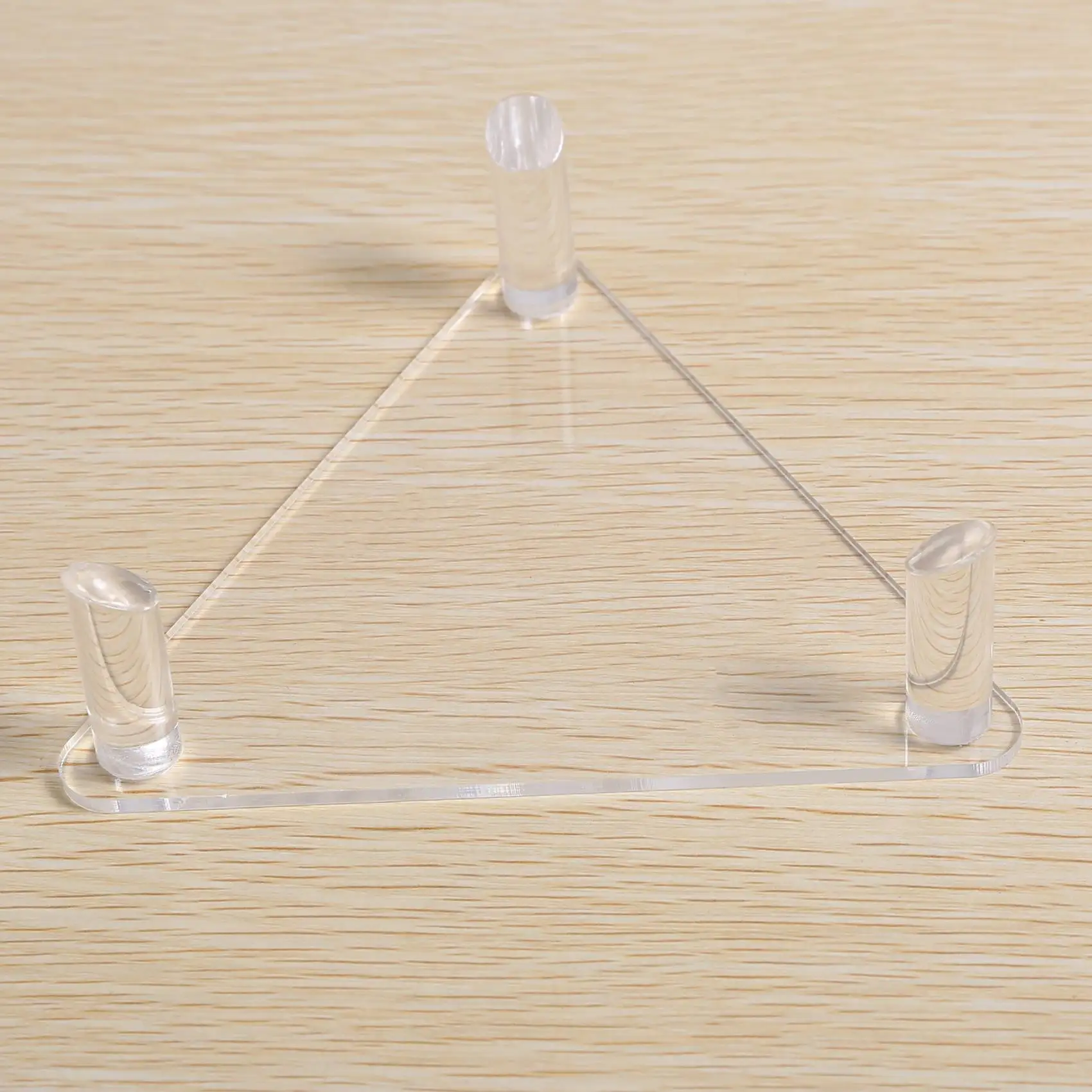 NEW HOT In Stock-Acrylic Ball Stand - Holds Footballs, Basketballs, Volleyballs Or Soccer Balls - Display Stand Or Holder