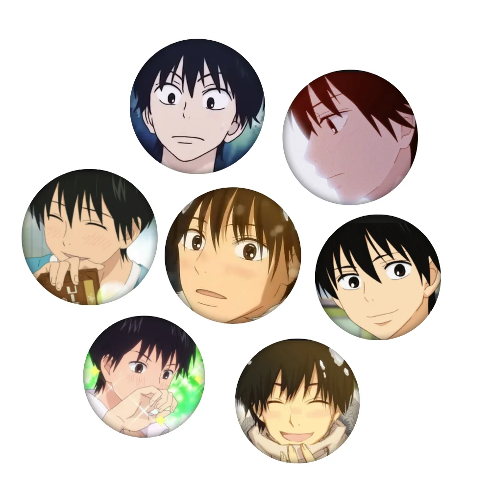 Kimi Ni Todoke Round Badge 58mm Metal Brooch Pin Kazehaya Shouta Lapel Pin Anime Collectible Backpack Fan Decor Gift