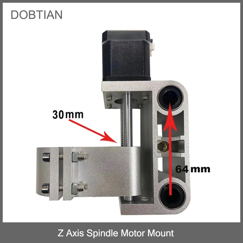 CNC 3018 MAX Aluminum Z Axis Spindle Motor Mount 200W Spindle Holder 52mm Diameter for CNC 3018 MAX