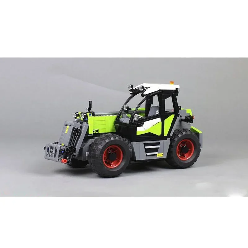 MOC-35607 City Rescue koparka elektryczna montaż klocki do budowy Model 1408 części klocki dla dzieci niestandardowe zabawki urodzinowe prezent