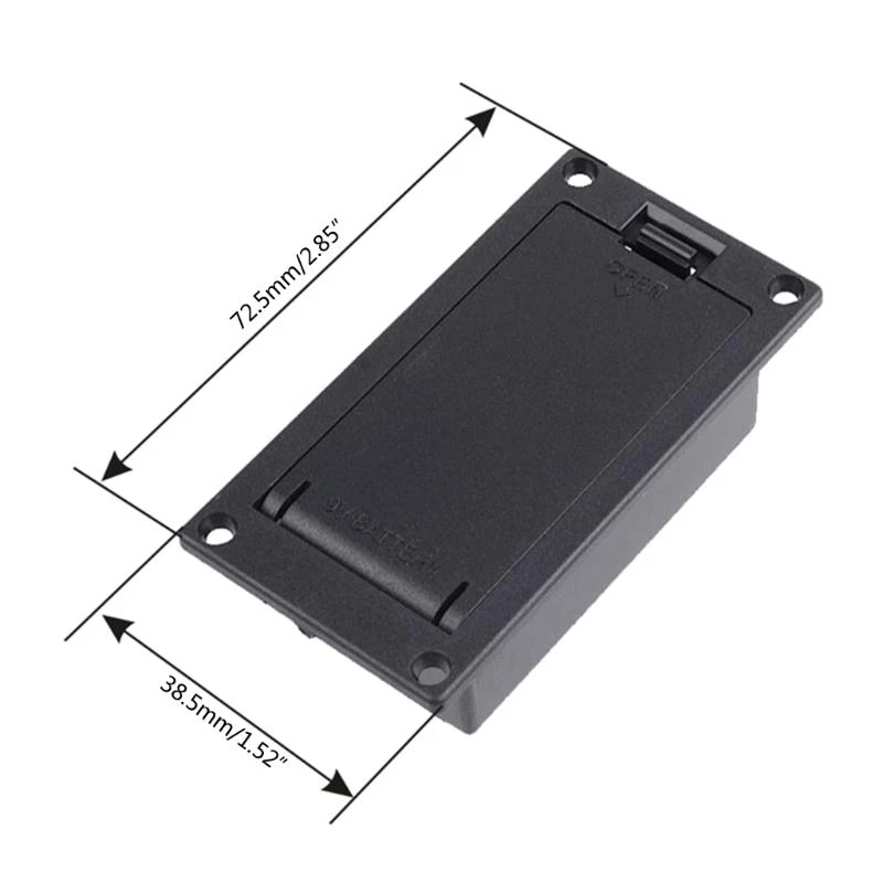 

Active Bass Guitar Pickup 9V Battery Holder Boxes Replacement Easy to Install