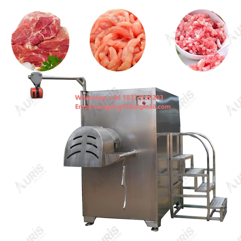 

Industrial Meat Grinder Processing Machinery 2t 5t Frozen Fresh Meat Block Mincer Electric Meat Grinder Machine