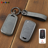 4 Buttons Zine Alloy pickup Key Case Cover For Great Wall Poer GWM Poer KingKong Car Flip Key Decoration Protective Shell Fob