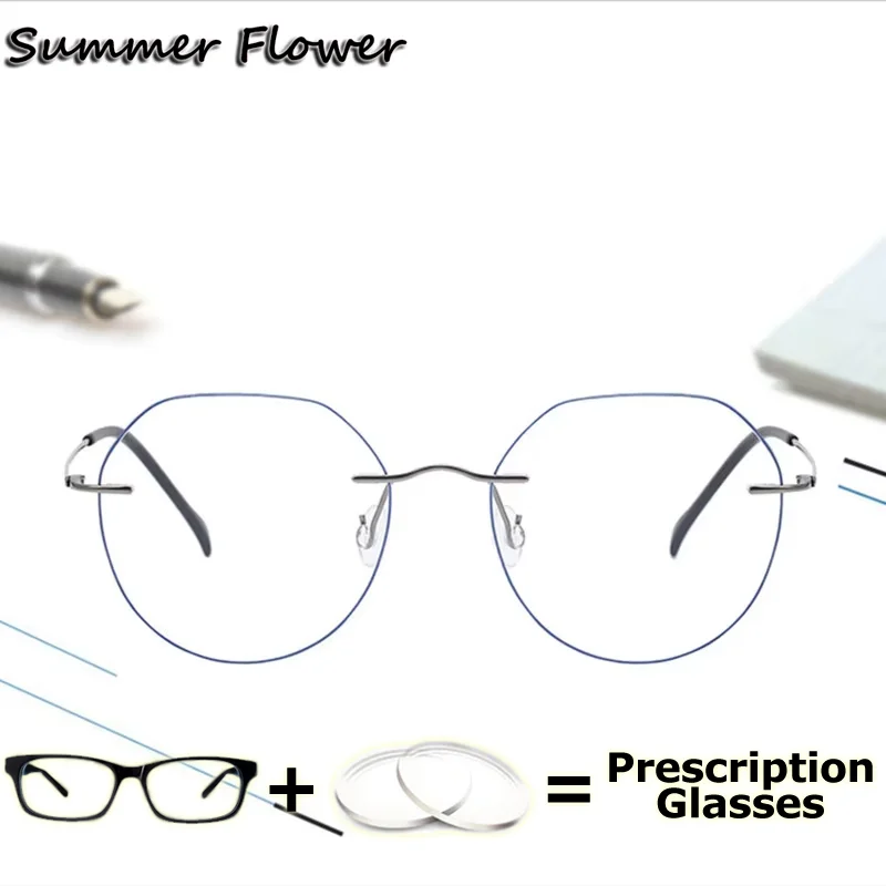 Multifocal Grade Glasses Near and Far Presbyopic Glass blue Light Protection Glasses Myopia Lens Ophthalmic Frames Photochromic