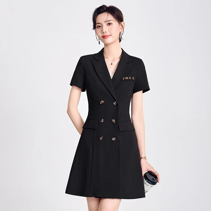NAVIU Women Evening Suit Dress Summer Prom Trend Casual Korean Party Fashion Slim Formal Work Dresses For Ladies Office