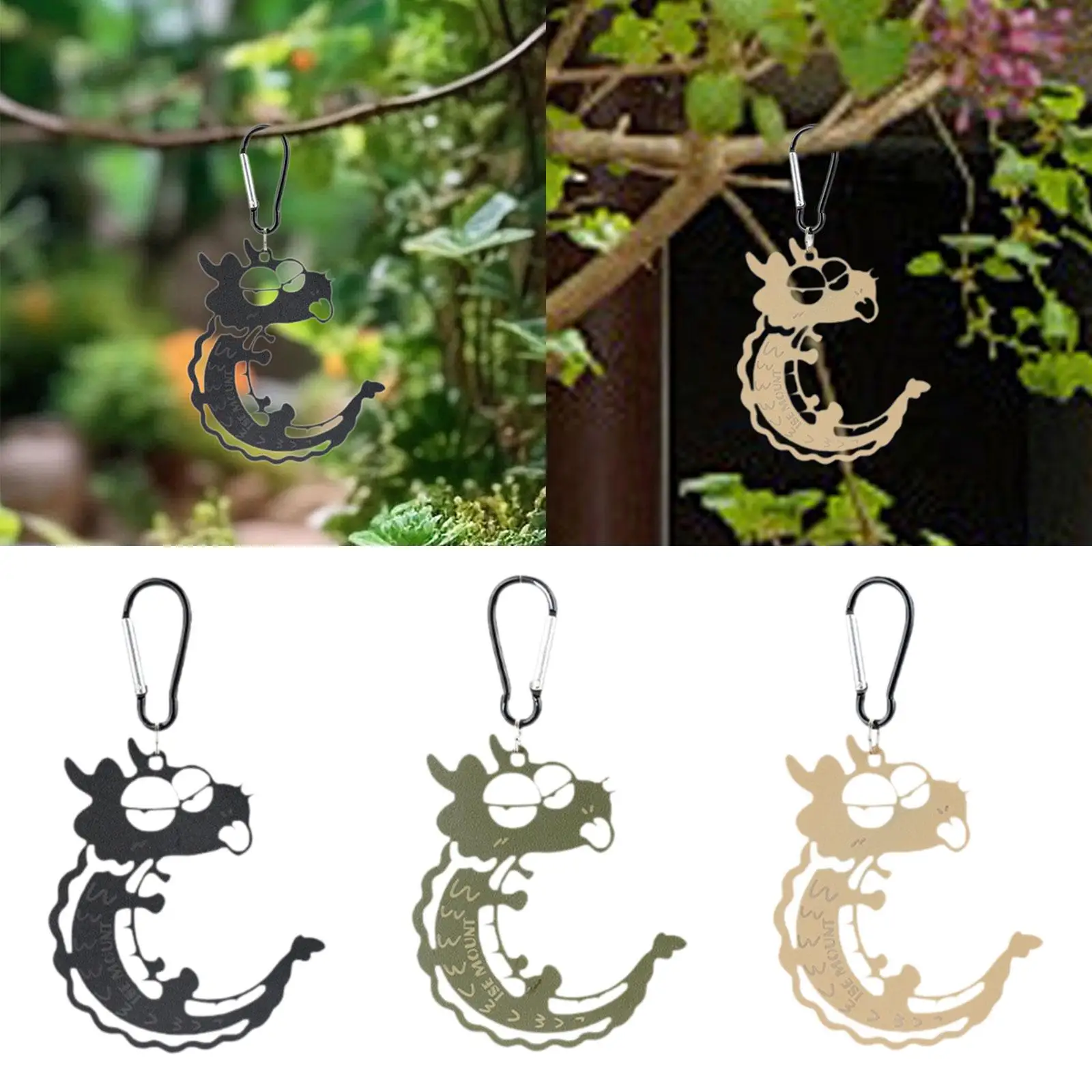 Iron Dragon Räucherstäbchenhalter, Räucherspulenhalter für den Außenbereich, Grill, Hinterhof