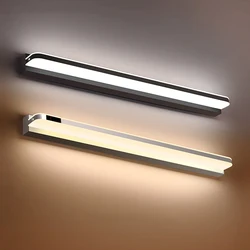 Mirror Wall Lamps Bathroom Modern Wall Lights 42CM 52CM 9W 12W Toilet Wall Mounted Lighting Fixtures Sconces Indoor Bedroom