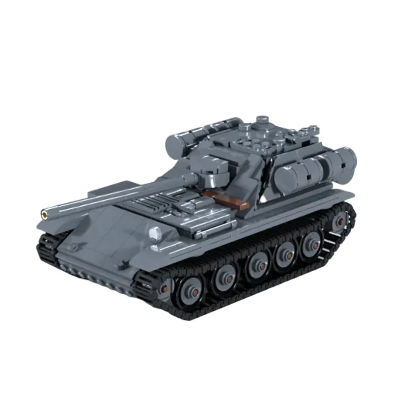 Self-Propelled Artillery Model MOC Building Bricks War Equipment Modular Technology Gifts Holiday Assemble Children Toys Suit
