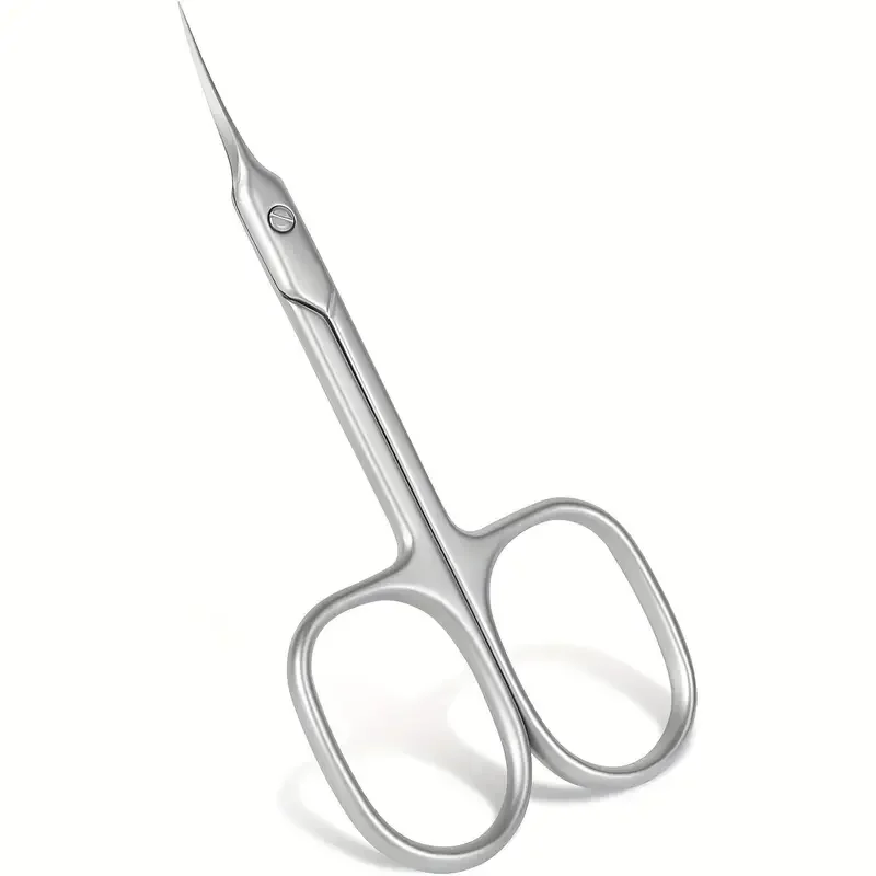 1 piece, stainless steel cuticle scissors, multi-purpose small nail clipper blade nail and eyebrow, eyelash, nose hair trim