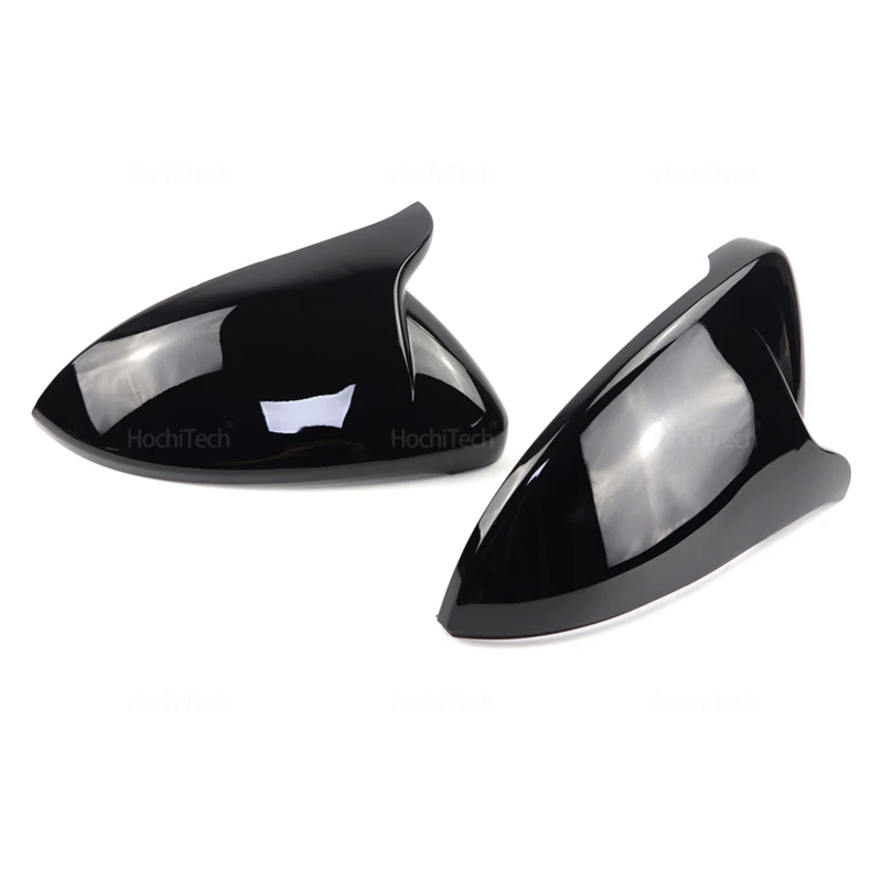 

for Volkswagen Golf 7 MK7 MK7.5 R R-line 2014-2019 Tuguan 16-21 ABS Carbon Fiber Look Black Car Rearview Mirror Cover Trim