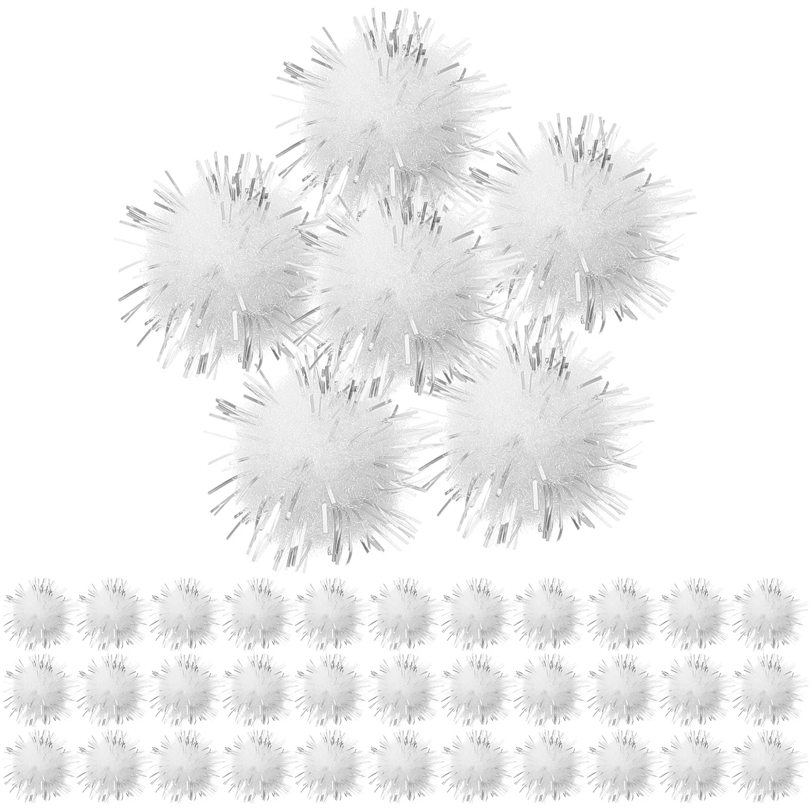

2000Pcs Mini Pompom Balls Crafting Pompoms Safe Material Durable Decorate Sweaters Hats Shoes Bags DIY Projects