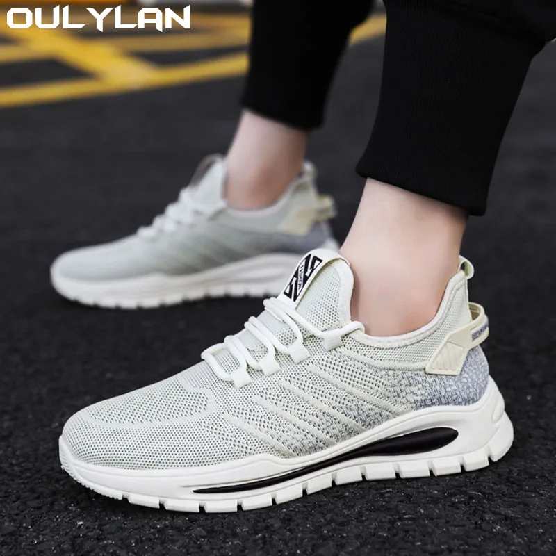 Oulylan Sports Casual Shoes Male Walking Footwears Tenis Men's Sneakers Trend Running Shoes for Men Breathable Classic