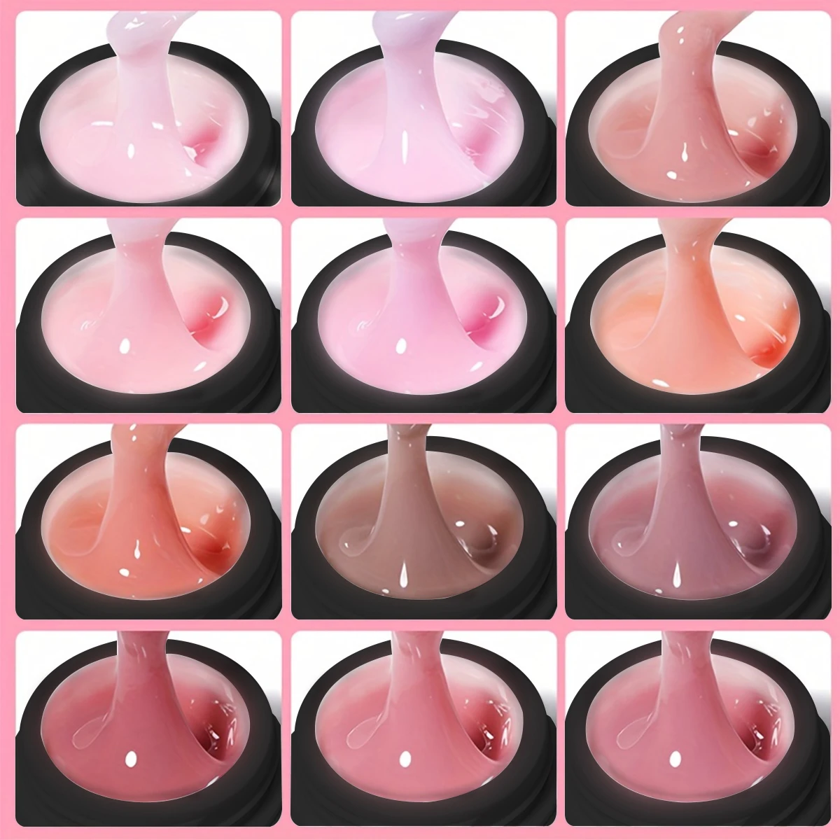 1Jar 30g Poly Nail Gel UV LED Cured Builder Nail Gel Acrylic Crystal Nail Extension Gel For Nails DIY At Home Salon