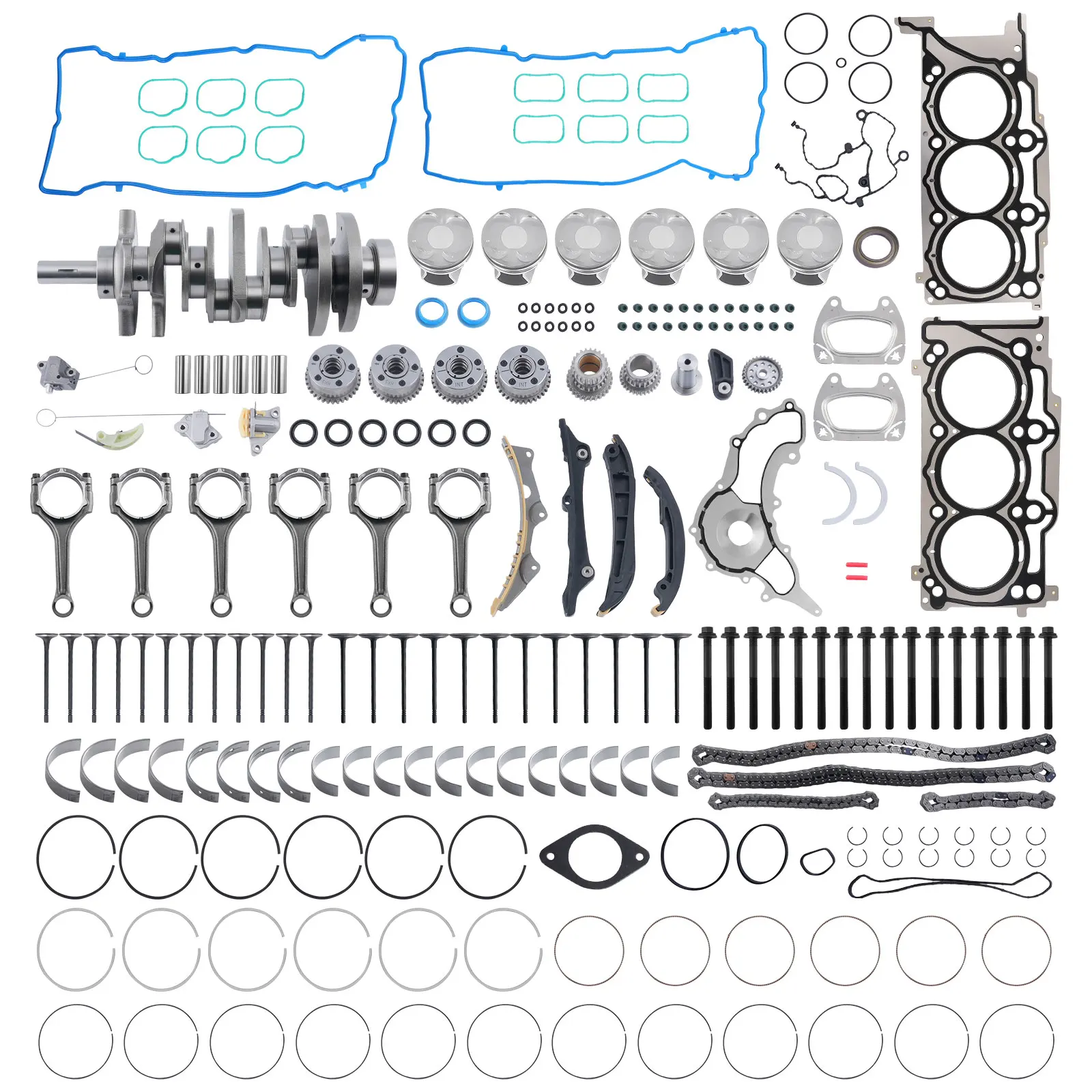 

Full Engine Overhaul Kit for Chrysler 200 Dodge Avenger 3.6L ERB 2011-2016