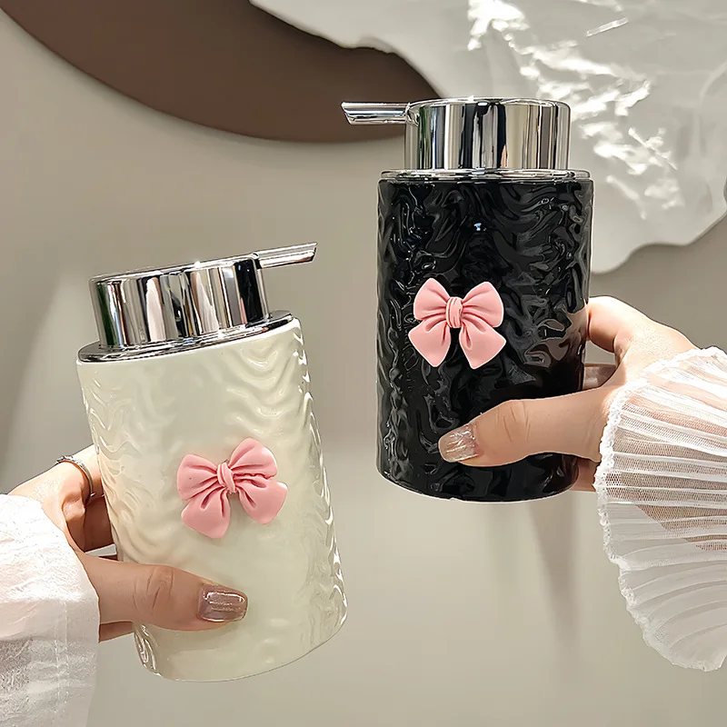 European Ceramic Irregular Pattern Lotion Bottle Luxury Soap Dispenser Travel Shampoo Moisture Bottling Bathroom Accessories New