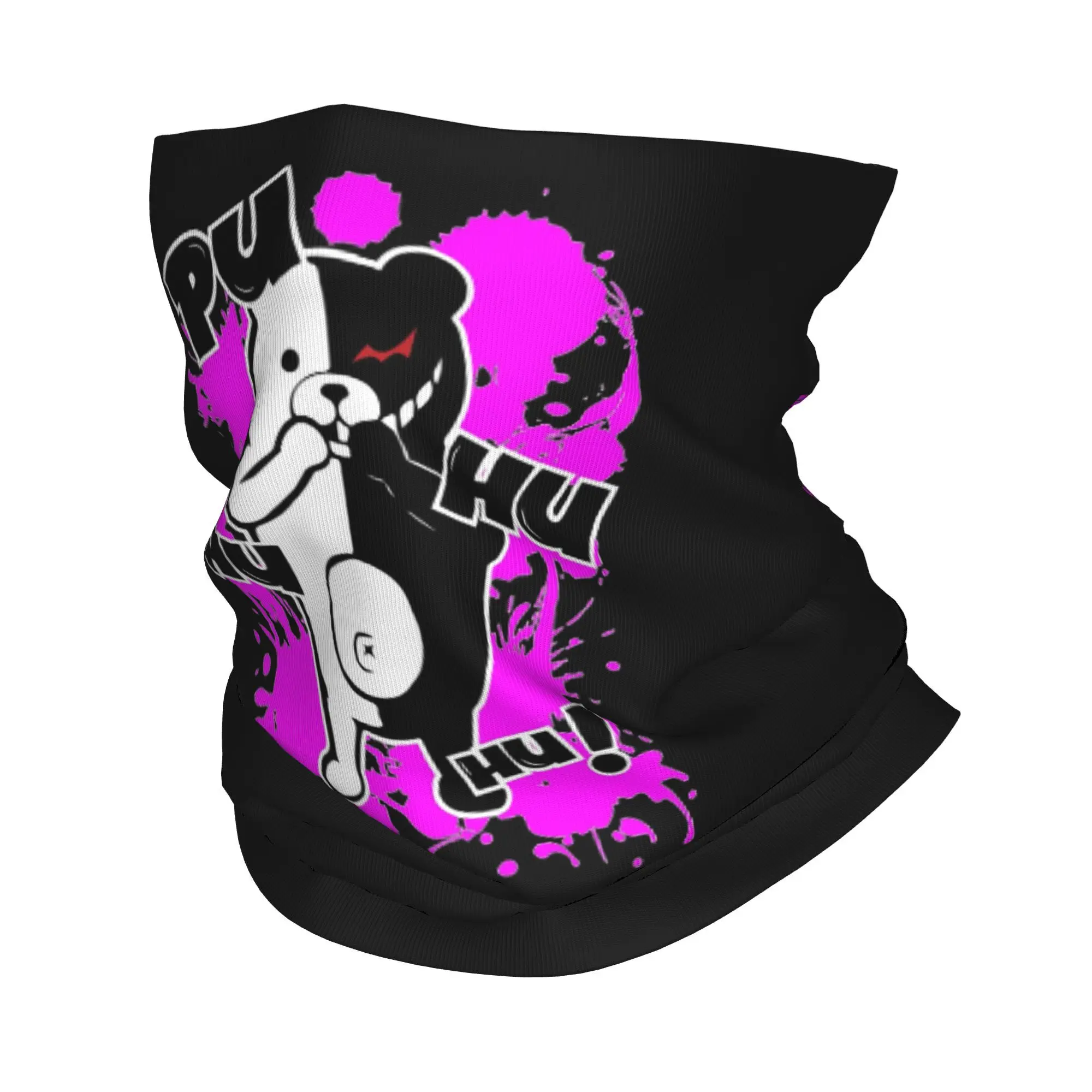 

Monokuma Danganronpa Puhuhuhu бандана на шею шарф с принтом многофункциональный головной убор для бега унисекс для взрослых ветрозащитный