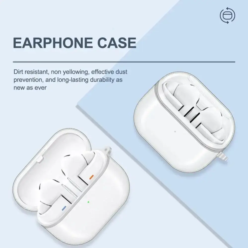 Funda protectora de TPU suave, carcasa transparente a prueba de golpes, accesorios para auriculares, Samsung Galaxy Buds3/3 Pro